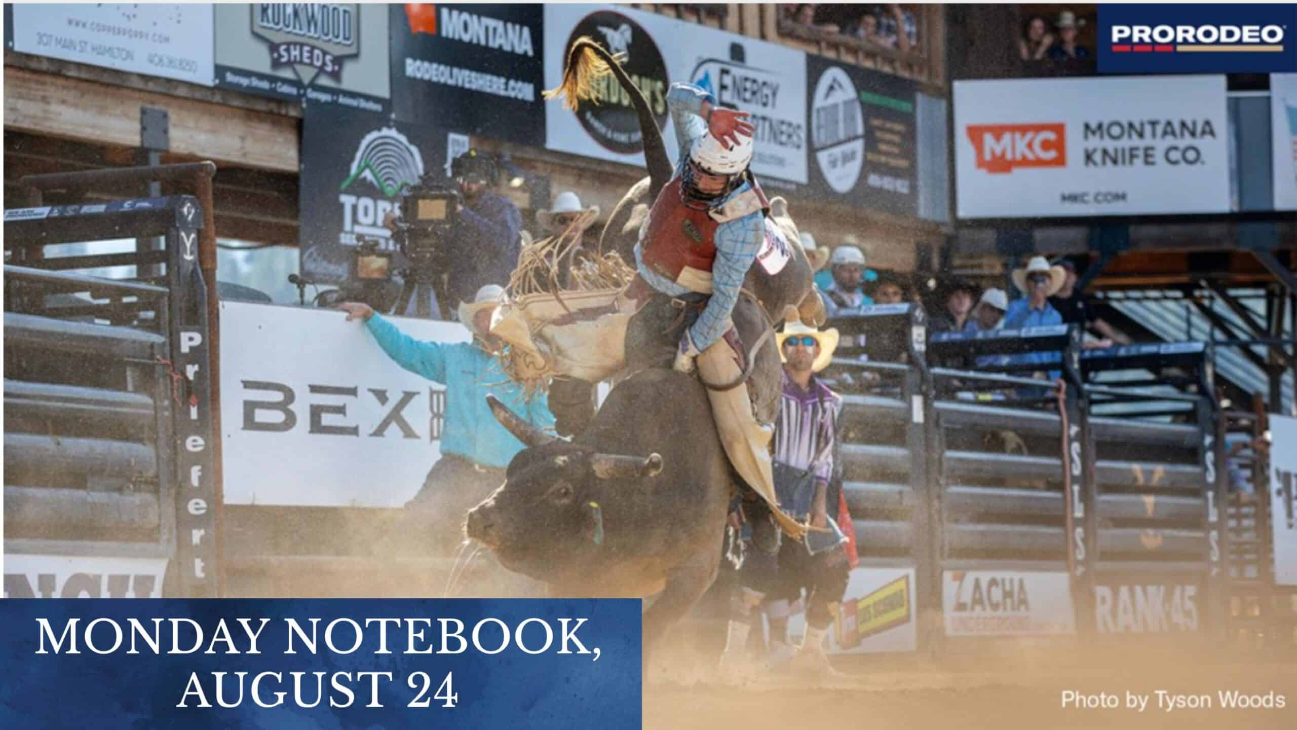Monday Notebook, Aug. 24